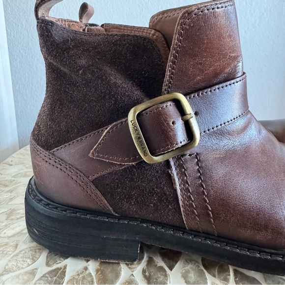 Lucky Brand Mens Hopper Leather Suede Ankle Boots size 8 main image 10